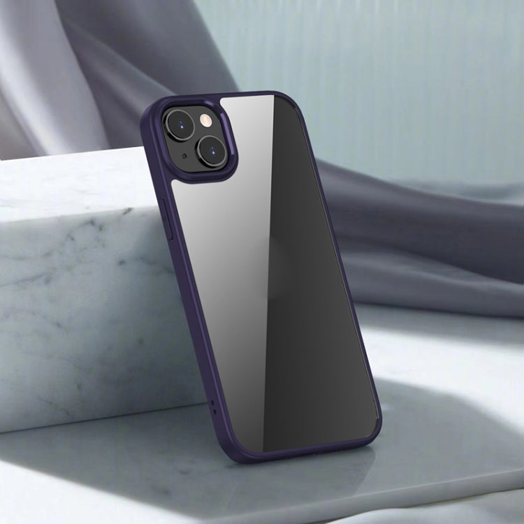 For iPhone 14 iPAKY Shockproof PC + TPU Protective Phone Case (Purple) - iPhone 14 Cases by iPAKY | Online Shopping South Africa | PMC Jewellery | Buy Now Pay Later Mobicred