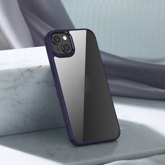 For iPhone 14 iPAKY Shockproof PC + TPU Protective Phone Case (Purple) - iPhone 14 Cases by iPAKY | Online Shopping South Africa | PMC Jewellery | Buy Now Pay Later Mobicred