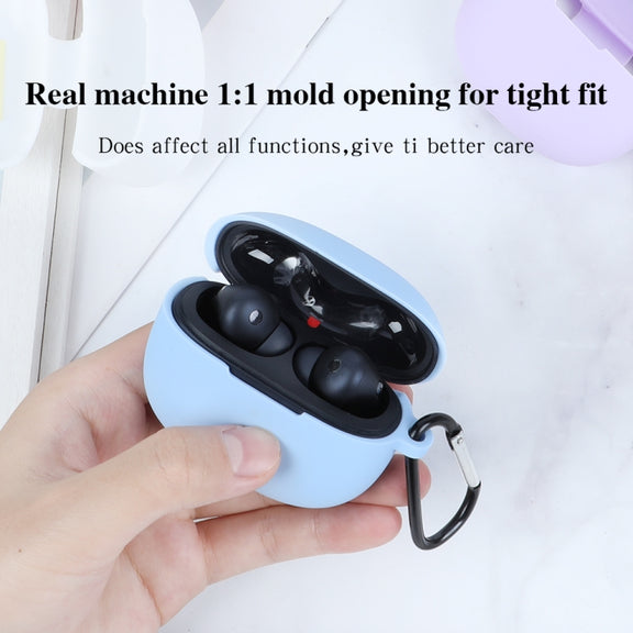 Earphone Silicone Protective Case for Xiaomi Redmi Buds 3(Black)