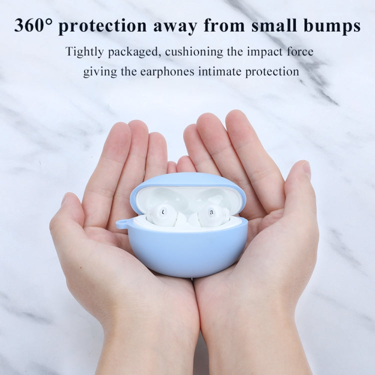 Earphone Silicone Protective Case for OPPO Enco Air 2 Pro(White)