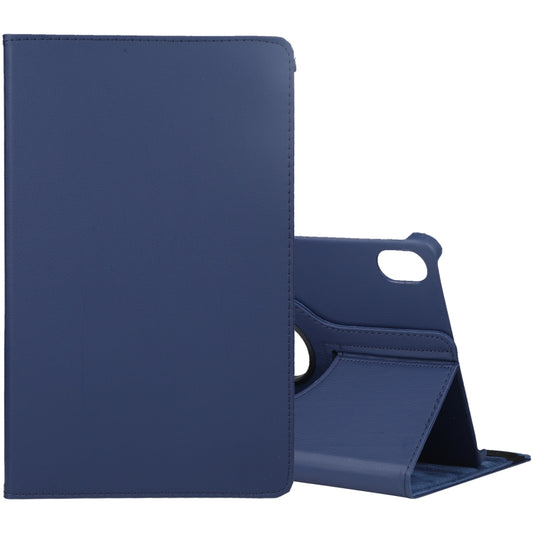 For Honor Pad 8 360 Degree Rotation Litchi Texture Flip Leather Tablet Case(Blue) - free shipping - PMC Jewellery - Order now!