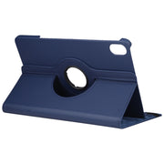 For Honor Pad 8 360 Degree Rotation Litchi Texture Flip Leather Tablet Case(Blue)