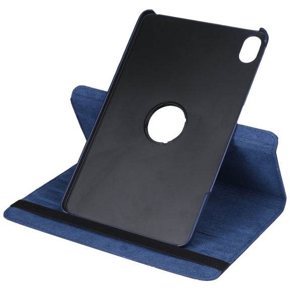For Honor Pad 8 360 Degree Rotation Litchi Texture Flip Leather Tablet Case(Blue)