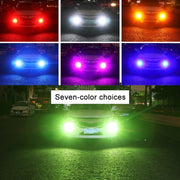 1 Pair 9006 12V 7W Continuous Car LED Fog Light(Blue Light)