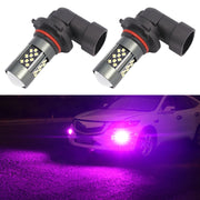 1 Pair 9005 12V 7W Strobe Car LED Fog Light(Pink Light)
