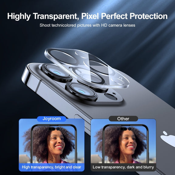 For iPhone 14 Pro / 14 Pro Max JOYROOM Diamond Mirror Series Lens Protection Film Gem Edition