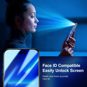 For iPhone 14 Pro JOYROOM 2.5D Screen Printing Full Screen Black Edge Privacy Tempered Glass Film