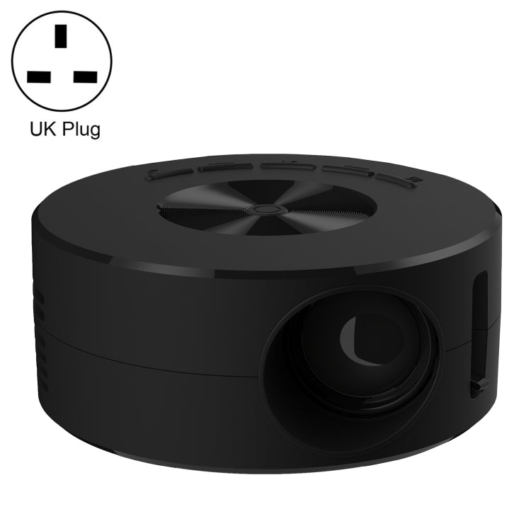 T200 1500LM 1920x1080P LED Mini Projector, UK Plug(Black) - free shipping - PMC TechLife - Order now!