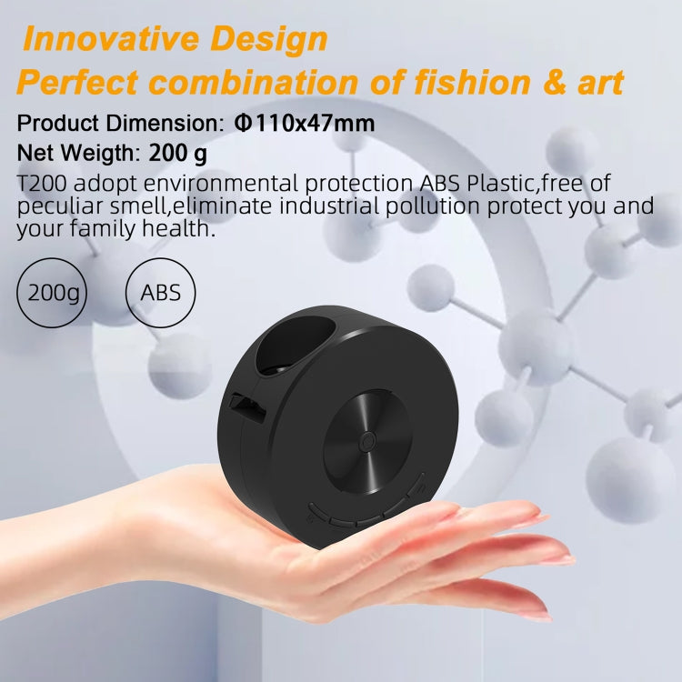 T200 1500LM 1920x1080P LED Mini Projector, UK Plug(Black) - free shipping - PMC TechLife - Order now!