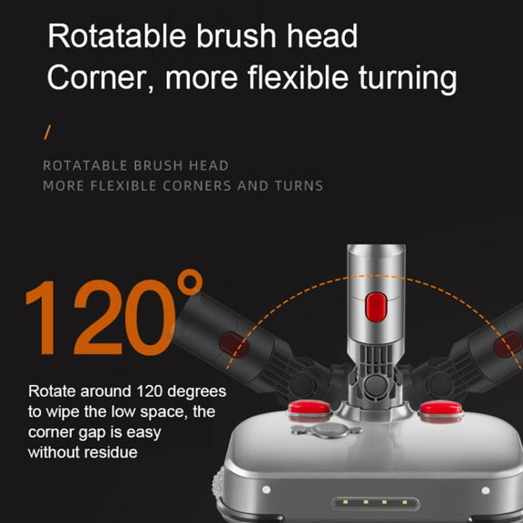 For Dyson V7 / V8 / V10 / V11 D2 Electric Wet and Dry Mopping Head with Water Tank