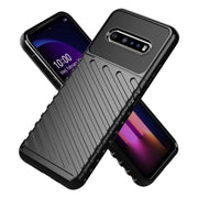 For LG V60 ThinQ Thunderbolt Shockproof TPU Soft Case(Navy Blue)