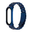 For Xiaomi Mi Band 6 / 6 NFC MIJOBS TF2 Tri-Bead Stainless Steel Watch Band(Blue) - Watch Bands by MIJOBS