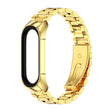 For Xiaomi Mi Band 6 / 6 NFC MIJOBS TF2 Tri-Bead Stainless Steel Watch Band(Gold)
