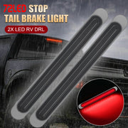 2 PCS 72LEDs Two-color Brake Turn Tail Light(Red Shell Red Light + Flowing Yellow Light)