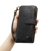 For iPhone 14 Pro Max CaseMe C30 Multifunctional Phone Leather Case (Black)