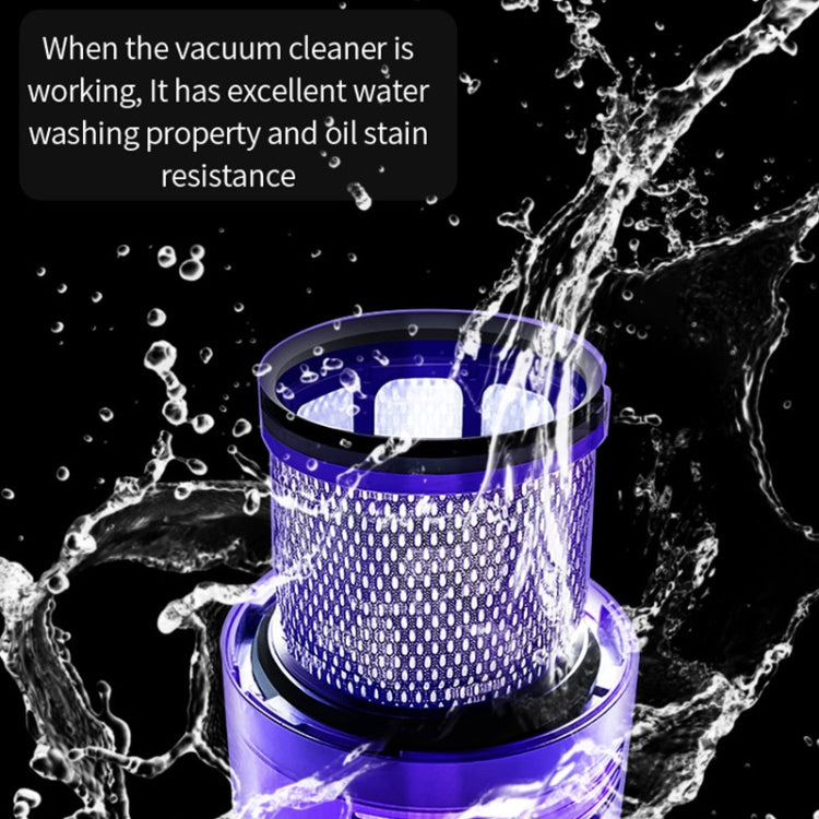 2 PCS Vacuum Cleaner Screen Post Filter Pre-filter For Dyson V7 / V8 / V6