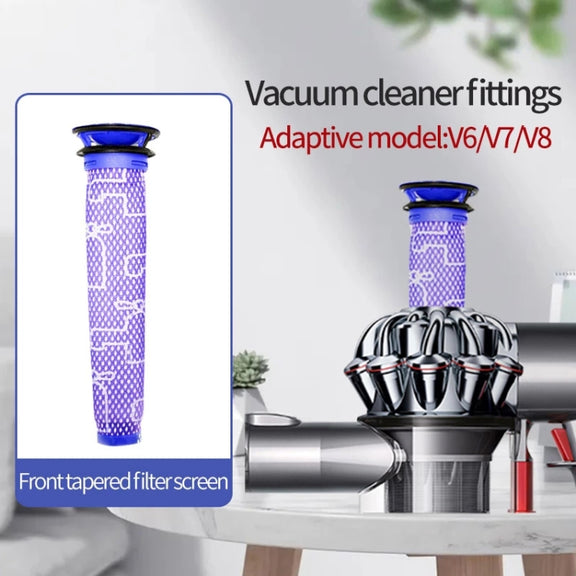 2 PCS Vacuum Cleaner Screen Post Filter Pre-filter For Dyson V7 / V8 / V6