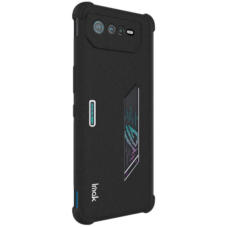 For Asus ROG Phone 6 IMAK All-inclusive Shockproof Airbag TPU Case (Matte Black) - ASUS Cases by imak | Online Shopping South Africa | PMC TechLife | Buy Now Pay Later Mobicred