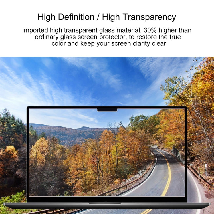 9H Explosion-proof Tempered Glass Film For MacBook Air 13.6 inch A2681 2022