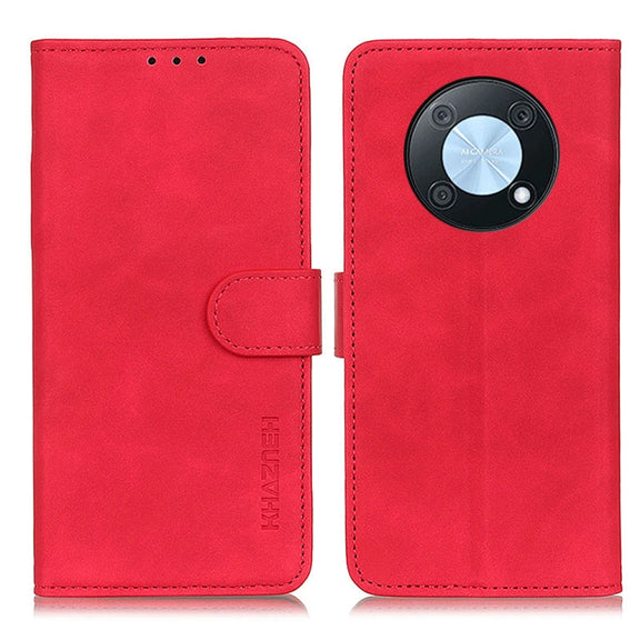 For Huawei Nova Y90/Enjoy 50 Pro KHAZNEH Retro Texture Horizontal Flip Leather Phone Case(Red)