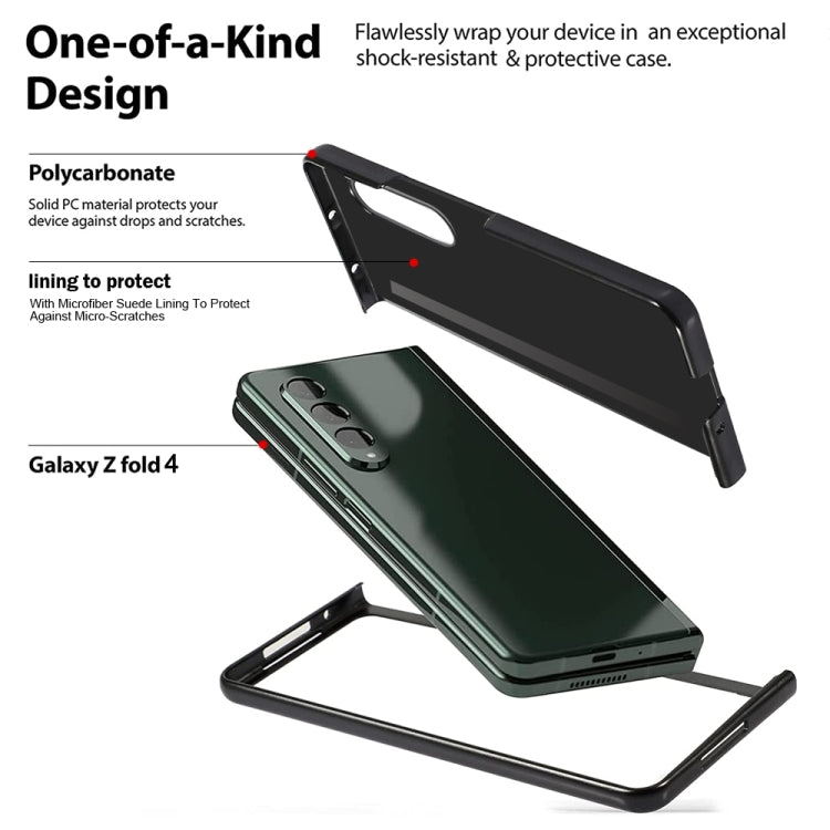 For Samsung Galaxy Z Fold4 5G GKK Litchi Texture Card Slot Phone Case(Red) - Galaxy Z Fold4 5G Cases by GKK | Online Shopping South Africa | PMC TechLife | Buy Now Pay Later Mobicred