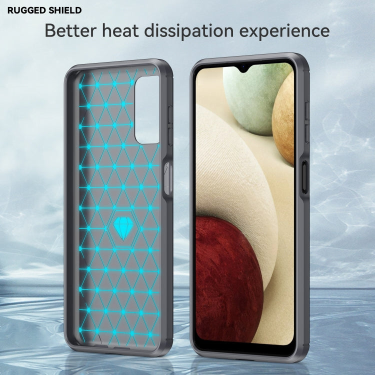 For Samsung Galaxy A04s Brushed Texture Carbon Fiber TPU Case(Grey) - free shipping - PMC TechLife - Order now!