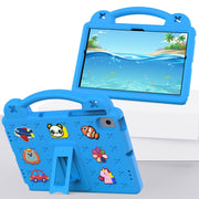 Handle Kickstand Children EVA Shockproof Tablet Case For Samsung Galaxy Tab A8 10.5 2022/2021 / Lenovo Tab M10 Plus 3rd Gen TB125FU 2022 10.6 inch / Huawei MatePad Pro 2021/2019 / Nokia T20 10.36 2021(Sky Blue)