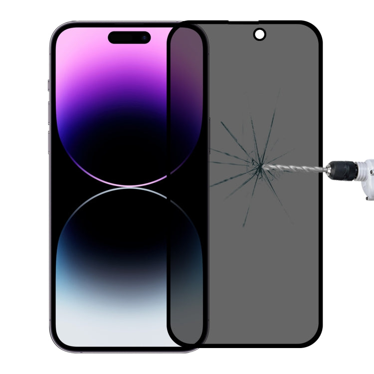For iPhone 14 Pro Max Anti-peeping Plasma Oil Coated High Aluminum Wear-resistant Tempered Glass Film - free shipping - PMC TechLife - Order now!