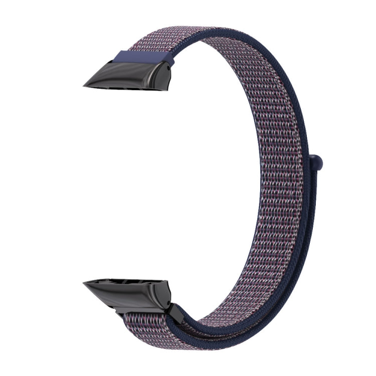 For Huawei Band 6 / Honor Band 6 / 7  Mijobs Breathable Nylon Watch Band(Midnight Blue Black) - Watch Bands by MIJOBS | Online Shopping South Africa | PMC TechLife | Buy Now Pay Later Mobicred