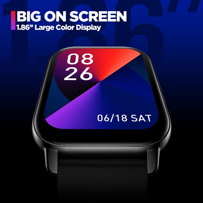 Zeblaze Btalk 1.86 inch Large Color Display Voice Calling Health and Fitness Smart Watch(Black) - free shipping - PMC Jewellery - Order now!
