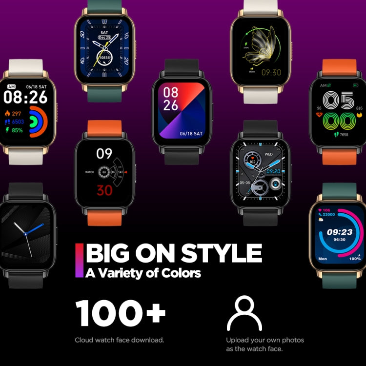 Zeblaze Btalk 1.86 inch Large Color Display Voice Calling Health and Fitness Smart Watch(Black) - free shipping - PMC Jewellery - Order now!