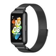 For Huawei Band 7 / 7 NFC MIJOBS Milan Magnetic Stainless Steel Watch Band(Black)