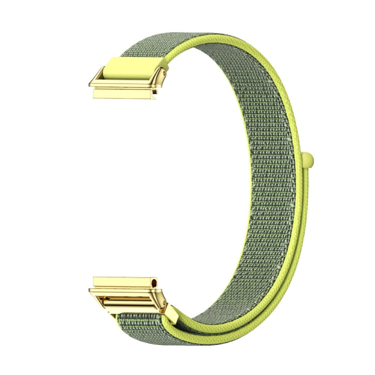 For Huawei Band 7 / 7 NFC Mijobs Breathable Nylon Watch Band(Bright Gold) - Watch Bands by MIJOBS | Online Shopping South Africa | PMC TechLife | Buy Now Pay Later Mobicred