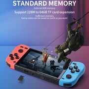 X50 5.1 inch Screen Handheld Retro Game Console 8G Memory with 6000+ Games(Black)