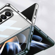 For Samsung Galaxy Z Fold4 GKK Phantom Electroplating Full Coverage Phone Case(Transparent)