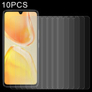 10 PCS 0.26mm 9H 2.5D Tempered Glass Film For vivo V25 / V25e / X80 Lite / V21s