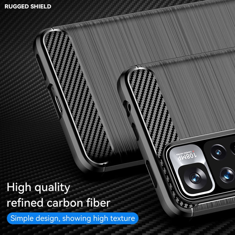 For Xiaomi Redmi Note 11 Pro / Note 11 Pro+ Brushed Texture Carbon Fiber TPU Case(Black) - free shipping - PMC TechLife - Order now!