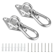 2 PCS 5mm 304 Stainless Steel Sand Bag Ceiling Hook Heavy Duty Swing Hangers
