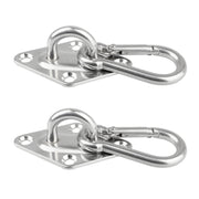 2 PCS 5mm 304 Stainless Steel Sand Bag Ceiling Hook Heavy Duty Swing Hangers