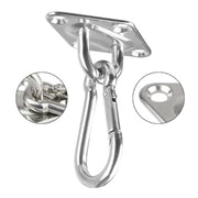 2 PCS 5mm 304 Stainless Steel Sand Bag Ceiling Hook Heavy Duty Swing Hangers