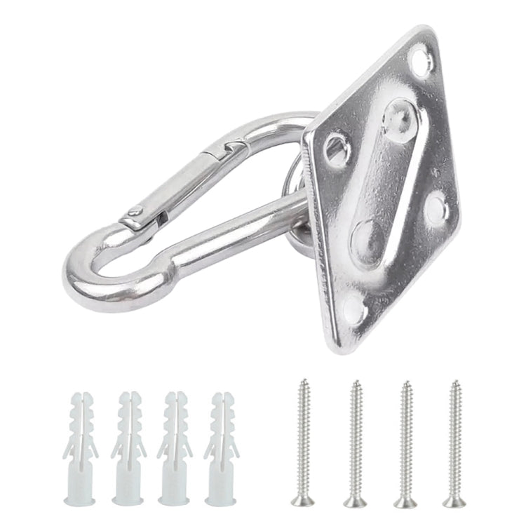 2 PCS 5mm 304 Stainless Steel Sand Bag Ceiling Hook Heavy Duty Swing Hangers