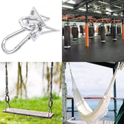 2 PCS 5mm 304 Stainless Steel Sand Bag Ceiling Hook Heavy Duty Swing Hangers