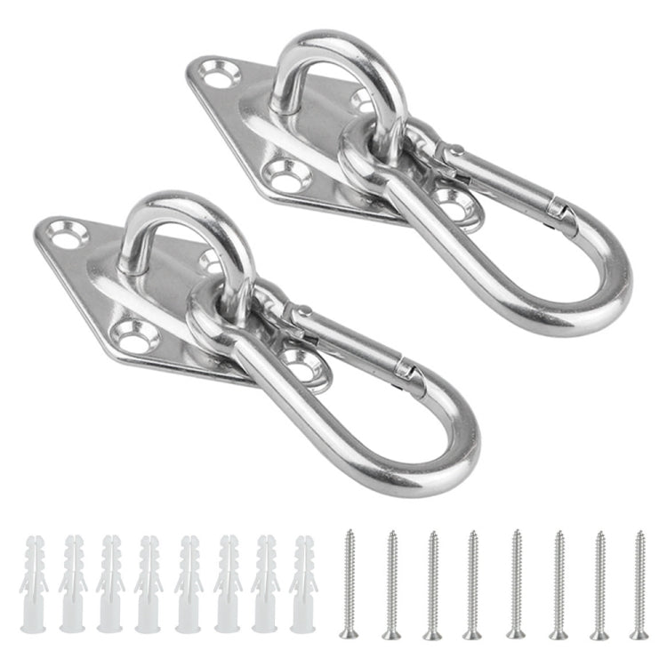 2 PCS 6mm 316 Stainless Steel Sand Bag Ceiling Hook Heavy Duty Swing Hangers - Tents & Accessories by PMC TechLife | Online Shopping South Africa | PMC TechLife | Buy Now Pay Later Mobicred