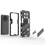 For Huawei Nova Y90/Enjoy 50 Pro Punk Armor 2 in 1 PC + TPU Shockproof Phone Case with Invisible Holder(Black)