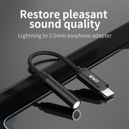 CVJ CM1 8 Pin Male to 3.5mm Female Earphone Audio Adapter(Silver) - free shipping - PMC Jewellery - Order now!