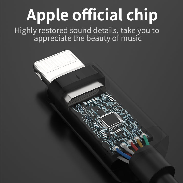 CVJ CM1 8 Pin Male to 3.5mm Female Earphone Audio Adapter(Silver) - free shipping - PMC Jewellery - Order now!