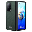 For Samsung Galaxy Z Fold4 SULADA Shockproof TPU + Handmade Leather Protective Case(Green) - free shipping - PMC TechLife - Order now!