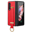 For Samsung Galaxy Z Fold4 SULADA Cool Series PC + Leather Texture Skin Feel Shockproof Phone Case(Red) - Galaxy Z Fold4 5G Cases by SULADA | Online Shopping South Africa | PMC TechLife