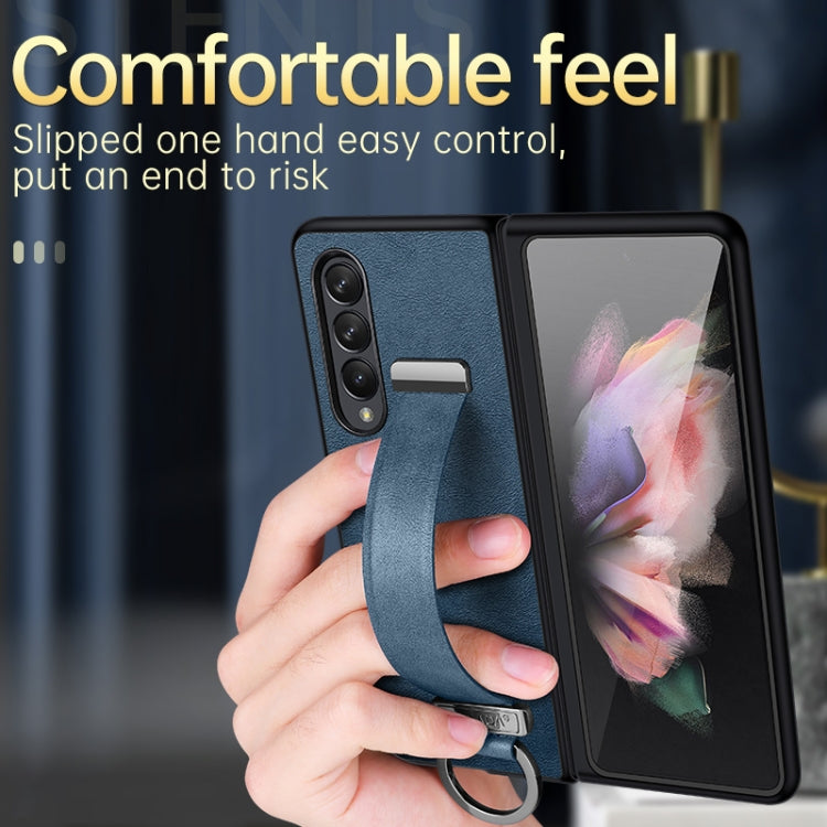For Samsung Galaxy Z Fold4 SULADA Cool Series PC + Leather Texture Skin Feel Shockproof Phone Case(Red) - Galaxy Z Fold4 5G Cases by SULADA | Online Shopping South Africa | PMC TechLife