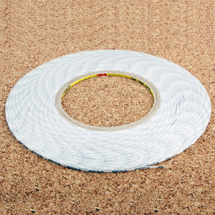 10 PCS 1mm Double Sided Adhesive Sticker Tape for Phone Touch Panel Repair, Length: 50m(White)